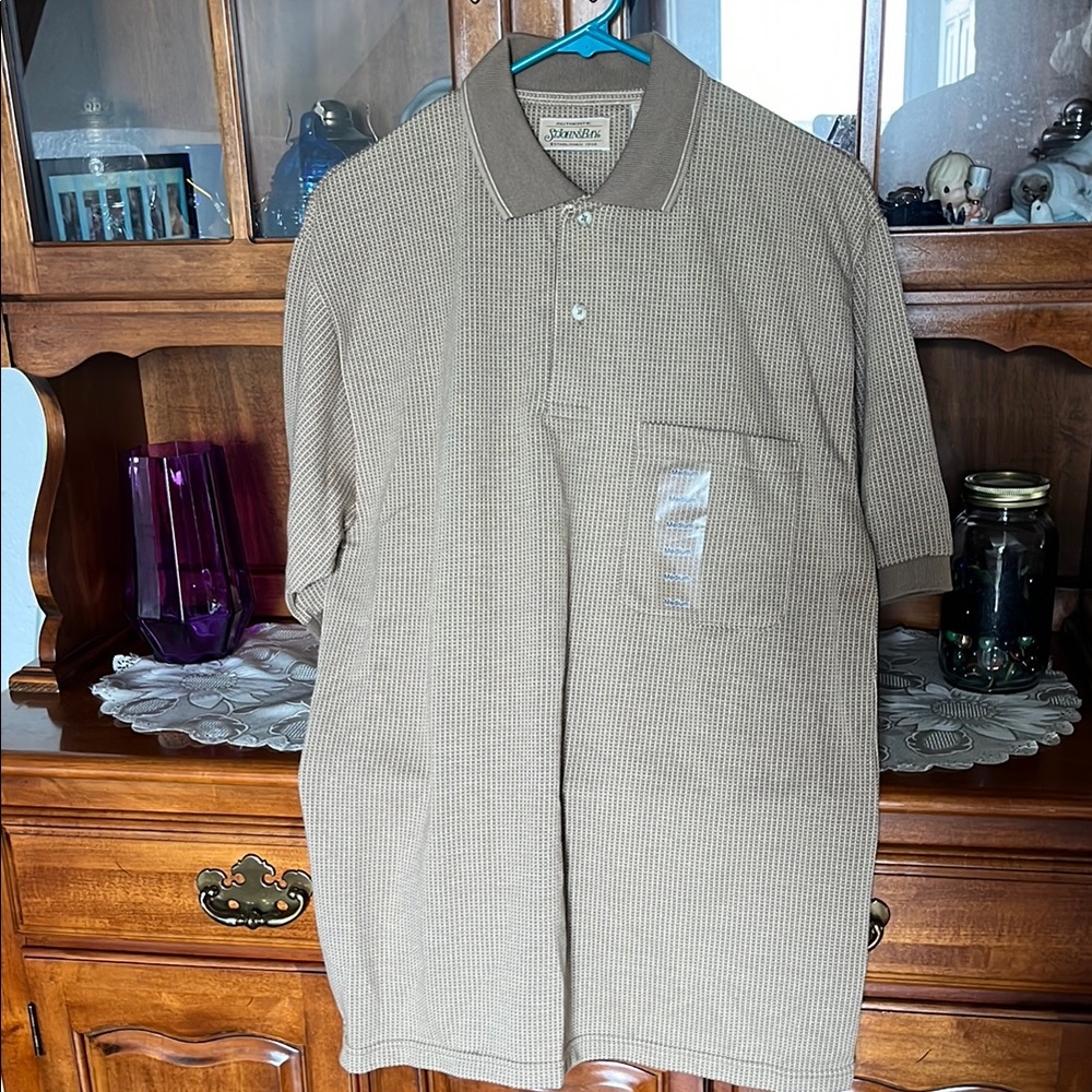 Pendleton Men's Tan Polo Shirt